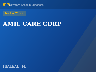 AMIL CARE CORP — Doctor/Clinic in HIALEAH, FL