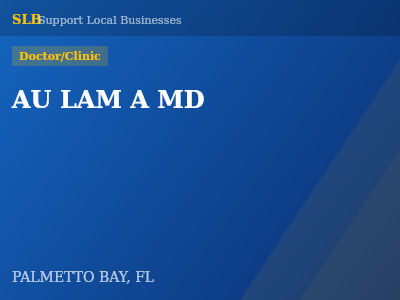 AU LAM A MD — Doctor/Clinic in PALMETTO BAY, FL