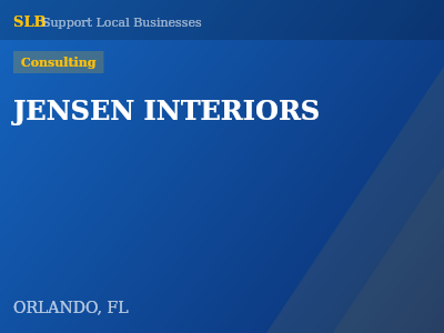 JENSEN INTERIORS — Consulting in ORLANDO, FL