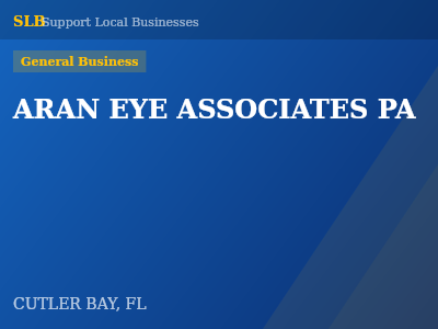 ARAN EYE ASSOCIATES PA — General Business in CUTLER BAY, FL