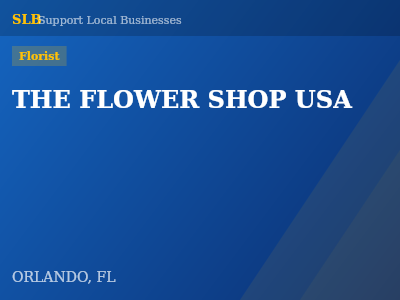 THE FLOWER SHOP USA — Florist in ORLANDO, FL