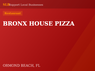 BRONX HOUSE PIZZA — Restaurant in ORMOND BEACH, FL