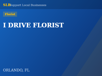 I DRIVE FLORIST — Florist in ORLANDO, FL