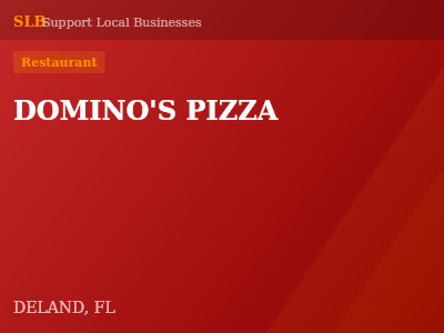 DOMINO'S PIZZA — Restaurant in DELAND, FL