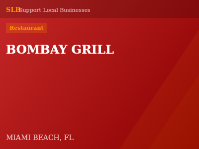 BOMBAY GRILL — Restaurant in MIAMI BEACH, FL