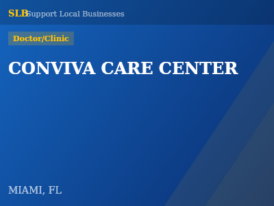CONVIVA CARE CENTER — Doctor/Clinic in MIAMI, FL