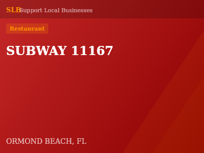 SUBWAY 11167 — Restaurant in ORMOND BEACH, FL