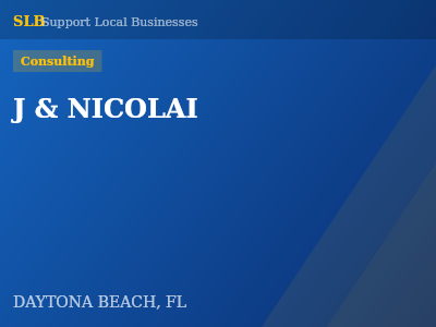 J & NICOLAI — Consulting in DAYTONA BEACH, FL