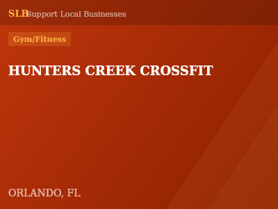 HUNTERS CREEK CROSSFIT — Gym/Fitness in ORLANDO, FL