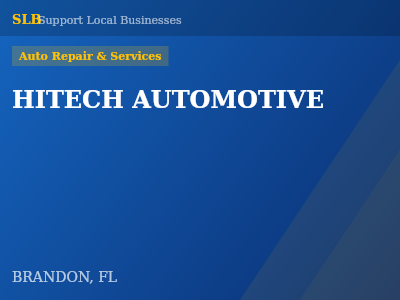 HITECH AUTOMOTIVE — Auto Repair & Services in BRANDON, FL