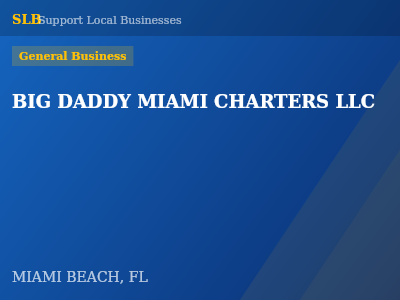 BIG DADDY MIAMI CHARTERS LLC — General Business in MIAMI BEACH, FL