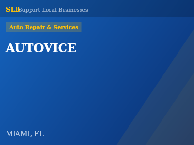 AUTOVICE — Auto Repair & Services in MIAMI, FL