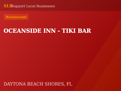OCEANSIDE INN - TIKI BAR — Restaurant in DAYTONA BEACH SHORES, FL