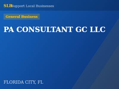 PA CONSULTANT GC LLC — General Business in FLORIDA CITY, FL