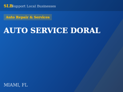 AUTO SERVICE DORAL — Auto Repair & Services in MIAMI, FL
