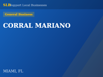CORRAL MARIANO — General Business in MIAMI, FL