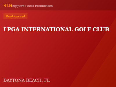 LPGA INTERNATIONAL GOLF CLUB — Restaurant in DAYTONA BEACH, FL