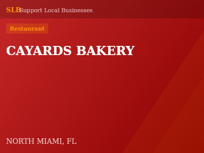 CAYARDS BAKERY — Restaurant in NORTH MIAMI, FL