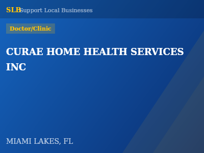 CURAE HOME HEALTH SERVICES  INC — Doctor/Clinic in MIAMI LAKES, FL