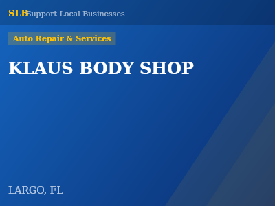KLAUS BODY SHOP — Auto Repair & Services in LARGO, FL