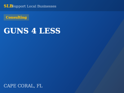 GUNS 4 LESS — Consulting in CAPE CORAL, FL
