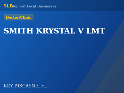 SMITH KRYSTAL V LMT — Doctor/Clinic in KEY BISCAYNE, FL