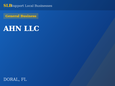 AHN LLC — General Business in DORAL, FL