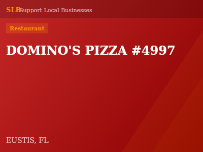DOMINO'S PIZZA #4997 — Restaurant in EUSTIS, FL