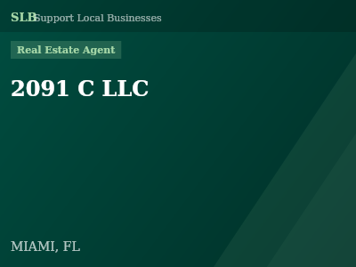 2091 C LLC — Real Estate Agent in MIAMI, FL
