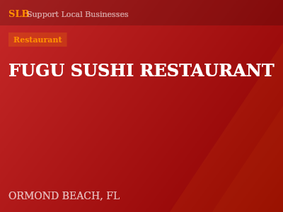FUGU SUSHI RESTAURANT — Restaurant in ORMOND BEACH, FL