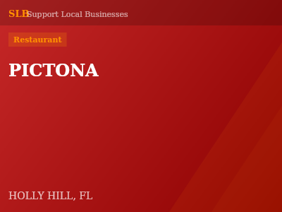 PICTONA — Restaurant in HOLLY HILL, FL