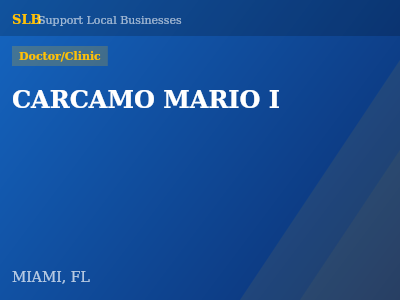 CARCAMO MARIO I — Doctor/Clinic in MIAMI, FL