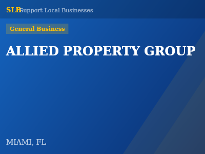 ALLIED PROPERTY GROUP — General Business in MIAMI, FL