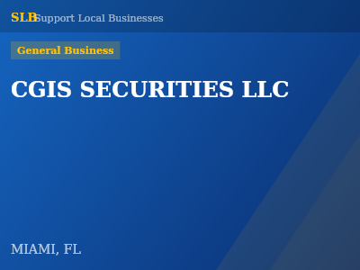 CGIS SECURITIES LLC — General Business in MIAMI, FL