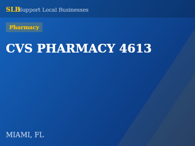 CVS PHARMACY 4613 — Pharmacy in MIAMI, FL