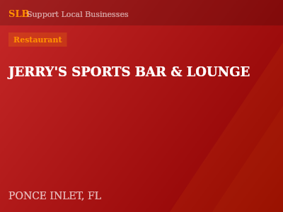 JERRY'S SPORTS BAR & LOUNGE — Restaurant in PONCE INLET, FL