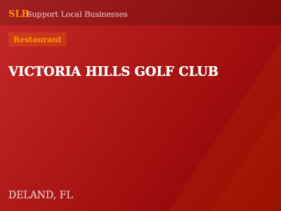 VICTORIA HILLS GOLF CLUB — Restaurant in DELAND, FL