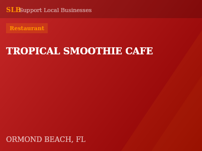TROPICAL SMOOTHIE CAFE — Restaurant in ORMOND BEACH, FL