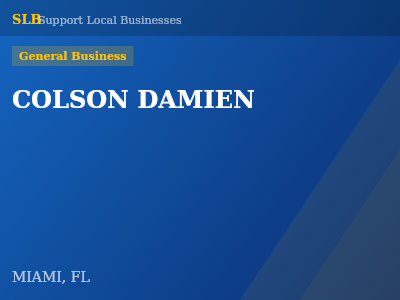 COLSON DAMIEN — General Business in MIAMI, FL