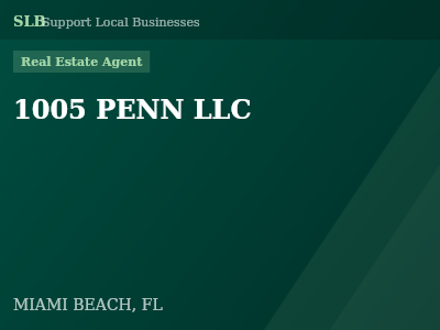 1005 PENN LLC — Real Estate Agent in MIAMI BEACH, FL