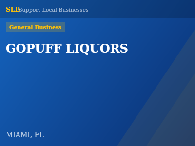 GOPUFF LIQUORS — General Business in MIAMI, FL