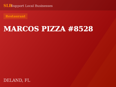 MARCOS PIZZA #8528 — Restaurant in DELAND, FL