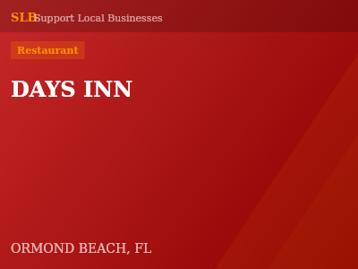DAYS INN — Restaurant in ORMOND BEACH, FL
