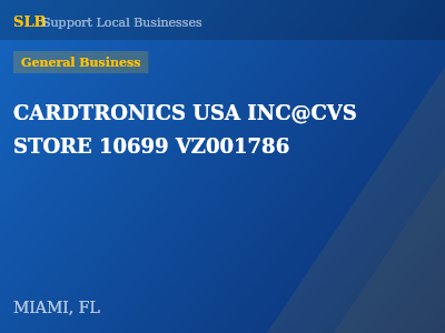 CARDTRONICS USA INC@CVS STORE 10699 VZ001786 — General Business in MIAMI, FL