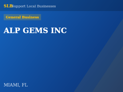 ALP GEMS INC — General Business in MIAMI, FL