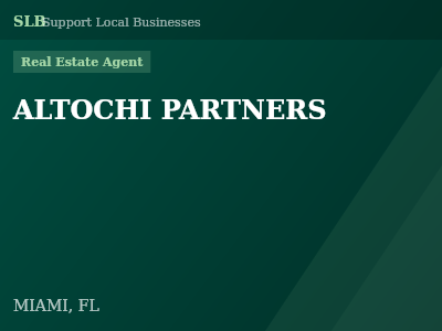 ALTOCHI PARTNERS — Real Estate Agent in MIAMI, FL
