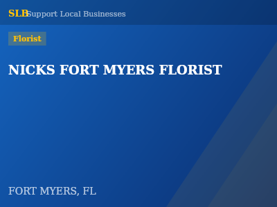 NICKS FORT MYERS FLORIST — Florist in FORT MYERS, FL