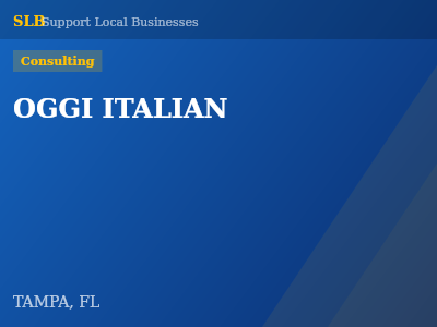 OGGI ITALIAN — Consulting in TAMPA, FL