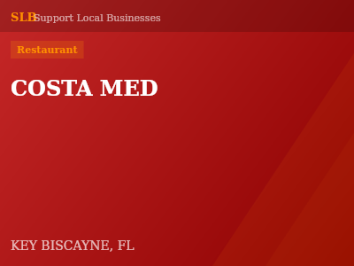 COSTA MED — Restaurant in KEY BISCAYNE, FL