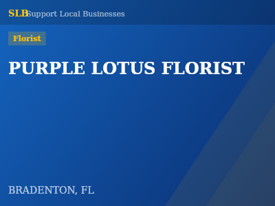 PURPLE LOTUS FLORIST — Florist in BRADENTON, FL